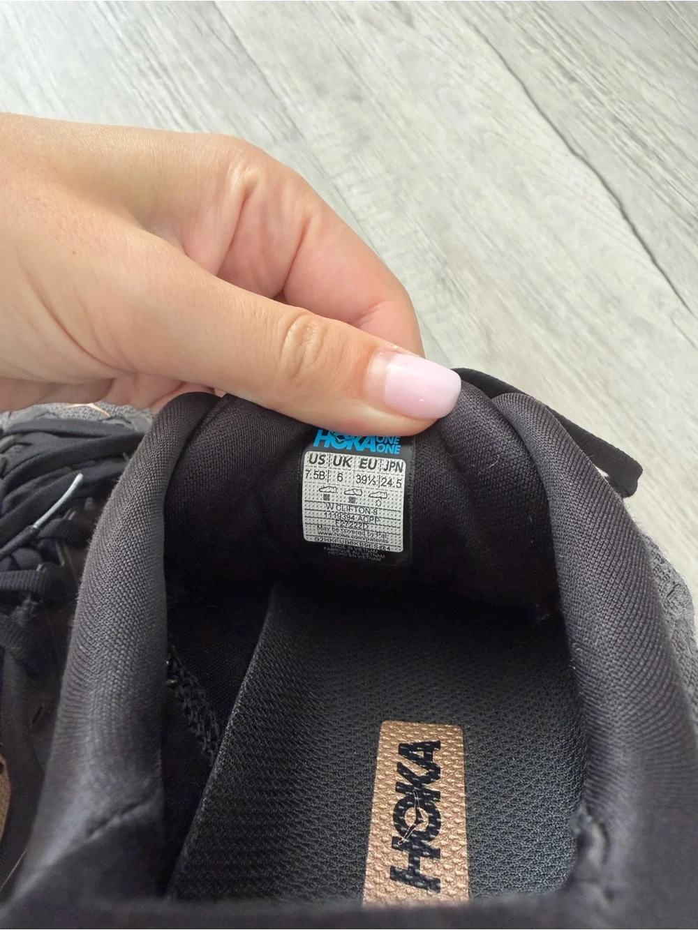 Hoka cushioned trainers